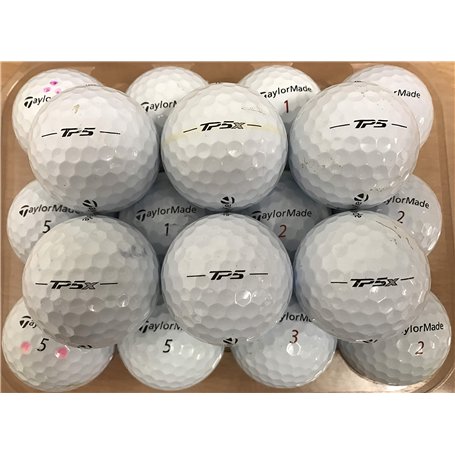 TaylorMade TP5/TP5X Lot de 24 balles de golf Grade A/Grade B