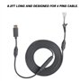 Adaptateur de Rupture de câble de Remplacement de câble de Manette de Jeu USB 5 Broches pour 360 (Gris)