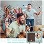 Vegena Poste Radio Vintage, Poste Radio Portable, Radio Vintage Bluetooth, Radio Bluetooth Vintage, Haut-Parleur Bluetooth Rétro