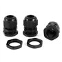 sourcing map 3pcs Presse-étoupe de câble connecteur M20x1.5 étanche 6-12mm Noir