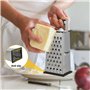 Rapeuse legume en Acier Inoxydable, Rapeuse Fromage 4 Côtés, Rapeuse Multifonction pour Légumes, Pommes de Terre et Fromage - Us
