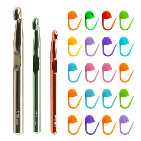 YSJCHEBS 3 Morceaux D'Aiguilles De Hanche en Aluminium