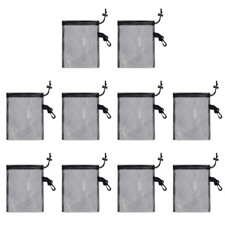 COACOM Lot de 10 sacs en maille avec cordon de serrage