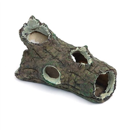 Tiardey Simulation Ornement de Tronc d'arbre Creux en Bois Mort