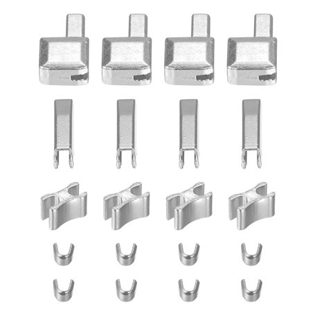 sourcing map 4 Ensembles Fermeture Éclair Réparation Trousses