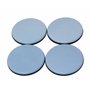 Lot de 4 patins auto-adhésifs PTFE - Pour meubles - Évite les frottements sur les parquets ou moquettes - Idéal pour déplacer de