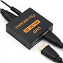 Splitter HDMI, Répartiteur HDMI 1 en 2 Sorties, 4K 3D 1080P Câble Adaptateur de Distributeur HDMI 1 à 2 Voies pour PS4, Xbox, LE