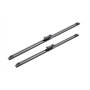 Bosch Balais d'Essuie–Glace Plats Aerotwin A966S, Longueur: 600mm/530mm – 1 Paire de Balais avant