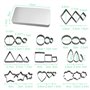 Cookie Cutters avec Boîte de Ran