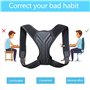 Gvolatee correcteur de posture confortable, Réglable redresseur de dos correction de bossu, redresse Maintien dos pour confiants