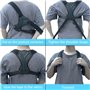 Gvolatee correcteur de posture confortable, Réglable redresseur de dos correction de bossu, redresse Maintien dos pour confiants