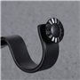 VORCOOL 2pcs Réglable Tringle à Rideau Support de Poteau Draperie Tringle Supports pour Tige 1 Pouce 15-22mm