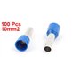 sourcing map 100pcs 10mm2 Embout de Câble Embout de Câblage Cosse à Sertir électrique Fil Sertissage Borne Connecteur Terminal I