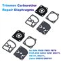 Ruimou Diaphragmes de réparation de carburateur pour débroussailleuse Stihl FS38/FS55/FS75/FS85-85R/BG55/SP81 MS171, MS181, MS21
