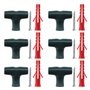 EMSea 30pcs Clip de Clôture Murale Fixation