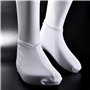 2 Paires Chaussettes Hydratantes Spa Hydratant Chaussettes Chaussettes en Gel de Siliconepour Peau Dure Sèche et Craquelée, Blan