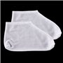 2 Paires Chaussettes Hydratantes Spa Hydratant Chaussettes Chaussettes en Gel de Siliconepour Peau Dure Sèche et Craquelée, Blan