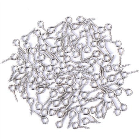 10 mm par Cerceau 4 mm Crochets à Oeil en Acier Inoxydable Vis à Œil pour Résine