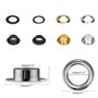 FOGAWA 100pcs Oeillets pour Baches Kit de Grommets Eyelets en Métal 4 Couleurs Trousse à Oeillets 10mm avec 3pcs Grommet Outils 
