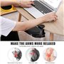 Repose Bras, Accoudoir pour Bureau, Repose-Poignet Réglable pour Bras, Support de bras d'ordinateur Repose Poignet Ergonomique,
