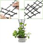 6 Pièces Treillis à Plantes Grimpantes - Support Réutilisable pour Légumes en Pot, Plantes d'Intérieur et Jardinières - Tuteur D