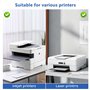 30PCS Papier Autocollant Transparent - A4 Papier Autocollant Imprimante Transparentes - Papier Autocollant Imprimante Papier Aut