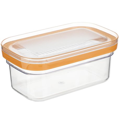 Beurrier Plastique - Boite Beurre Frigo - Boite Fromage Frigo - Boite Beurre Avec Joint En Silicone - Conservation Du Beurre - S