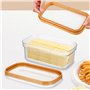 Beurrier Plastique - Boite Beurre Frigo - Boite Fromage Frigo - Boite Beurre Avec Joint En Silicone - Conservation Du Beurre - S
