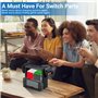 Lrocotanc Support de Rangement pour Jeux Nintendo Switch 2/Switch OLED, Stockage pour 12 Cartes de Jeu + 15 Boîtiers de Jeux, Co