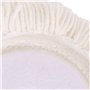 ANCLLO 20,3 cm 100% Laine Crochet et Boucle Grip Pad de Polissage -Tampons de Polissage en Laine véritable, Bonnet de Polissage