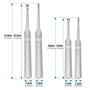 Chudian 8pcs cuir bricolage groover en forme U V outils de cuir à la main, outils de travail bord en cuir en acier inoxydable po
