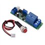 Module commutateur de minuterie, module de commutation relais relais temporisé 1/10s, délai réglable sur 12 V cc