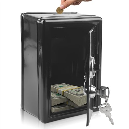 Tirelire Coffre Fort avec Fente pour Monnaie
