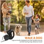 Laisse Chien Enrouleur, 300CM Laisse Rétractable pour Chien, Laisse pour Chien Rétractable, Laisse Double pour Chien, Laisse Enr