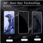 [2 Pièces] Verre Trempé Anti-Espion pour Xiaomi 11T/11T Pro, Protecteur D'écran de Confidentialité, 9H Dureté Film Protecteur Vi