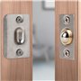 YSDMY 2 Pièces Loqueteau à Bille, Roller Ball Meubles Loquet de Porte, Acier Inoxydable Fermoir Loquet Bille pour Porte avec Vis