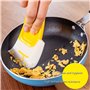 Spatule de Nettoyage de Casserole en Silicone Grattoir Résistant à la Chaleur Spatule Anti Adhérent Grattoir de Cuisine Antiadhé