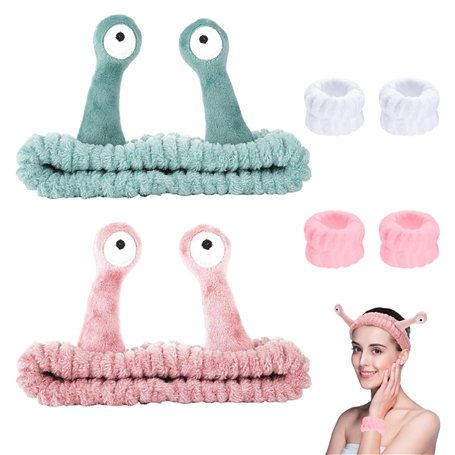 Kit 6 Pièces Bandeau de Lavage d'Escargots