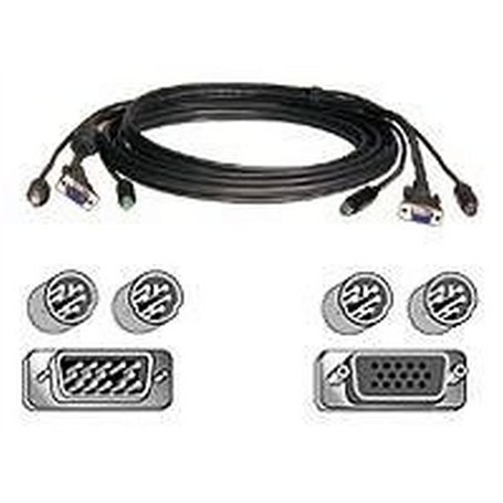Belkin OmniView All-In-One Pro Series Plus Kit de câbles clavier / vidéo / souris (KVM) PS/2 6 broches