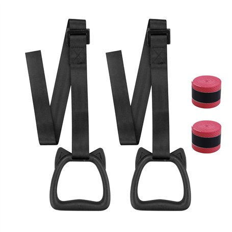 Anneaux de gymnastique réglables avec sangles