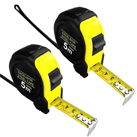 Xpieoyrm 2 pièces 5 m pouces et mètres ruban métriques