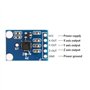 GERUI GY-61 ADXL335 Lot de 2 capteurs d'accéléromètre angulaire à 3 axes, sortie analogique 3-5 V, module de capteur compatible