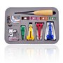 Appareils à Biais 4 Tailles Biais de Couture avec Épingles à Coudre & Pieds-de-biche Machine & Poinçon & Clips Pinces pour 6mm/1