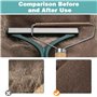 2 Rasoir à Peluches Portable Double Extrémité, Peigne Cachemire, 2 Brosse Anti Poils Animaux, Utilisé Pour éliminer Les Vestes d
