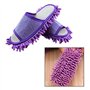 Itian Une Paire de Chaussons en Microfibre pour Nettoyage de Sol de Maison (Violet)