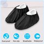 2 Paires Couvre-chaussures, Couvre-Chaussures Impermeable, Couvre-Chaussures Antidérapantes Réutilisables, Couvre-Chaussures Éla