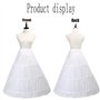 Hudiepan - Jupon de sous Jupes de Bal, 3 Couches Cerceaux, Jupon pour Robe Mariée de Mariage, Demoiselles d'honneur Costume Nupt