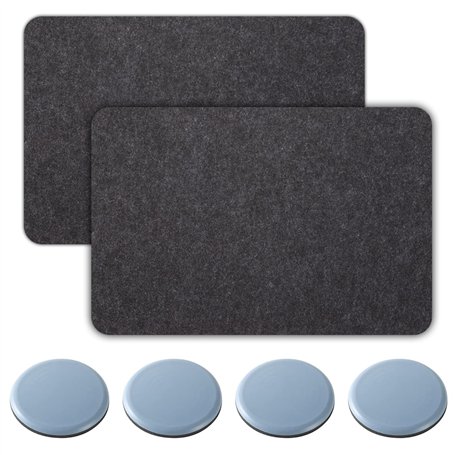 Lot de 2 tapis résistants à la chaleur pour friteuse à air