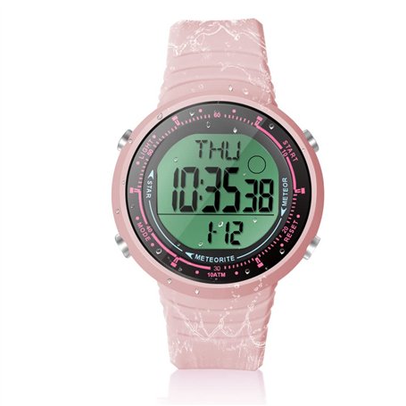 Montre-Bracelet de Sport pour Femme et Fille Étanche à 10 ATM avec Plusieurs Fonctions de réveil