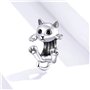 Charms Chat pour Bracelet Pandora Perle Breloques en Argent Sterling 925 Cadeau Femme Fille